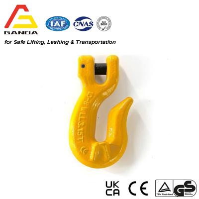 Deep Throat Alloy Steel Clevis Grab Hook