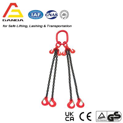 G80 11.2t 4-Leg Adjustable chainsling 